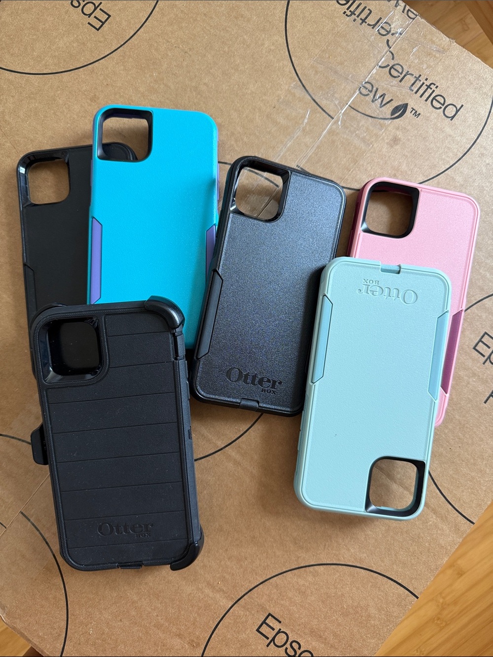 Iphone 11 Pro Max OtterBox Protective Phone Case - Mint, Pink, Black, Turquoise